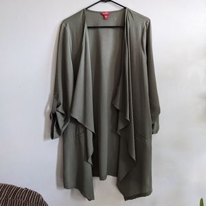 Guess Jade Green Cardigan Lightweight Size M